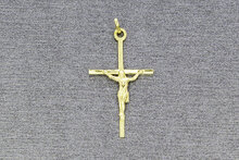14 Karaat gouden Kruis ketting hanger