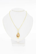 14 Karaat goud vintage Camee hanger