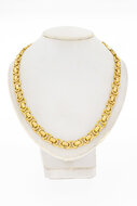18 Karaat gouden platte Koningsketting - 60,4 cm