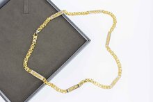 18 Karaat gouden heren Koningsketting - 52 cm