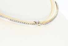 18 Karaat gouden Kraag diamant collier - 44 cm