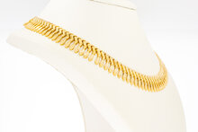 18 karaat gouden &quot;ZigZag&quot; Collier - 45 cm