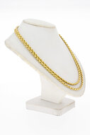 18 Karaat Vossenstaart Collier - 45,5 cm