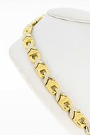 18 Karaat gouden damesketting - 43,1 cm