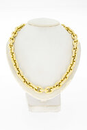 18 Karaat geelgouden Anker Collier - 43,1 cm
