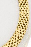 14 Karaat gouden brede Tank Collier - 44,2 cm