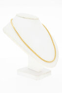 Venetiaanse ketting 18 Karaat goud - 50,6 cm