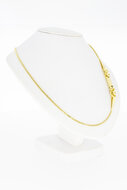Venetiaanse ketting14 karaat goud - 80 cm