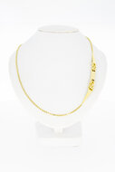 Venetiaanse ketting14 karaat goud - 80 cm