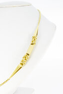 Venetiaanse ketting14 karaat goud - 80 cm