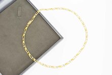 Dolfijnen ketting 14 Karaat goud - 44,5 cm