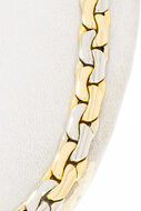 Staafjes ketting 18 Karaat goud - 45,1 cm