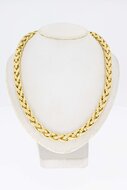Vossenstaart ketting 14 Karaat goud - 45,9 cm