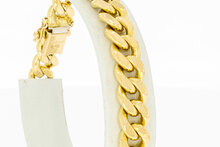 Gourmetarmband 18 Karaat goud - 20,2 cm