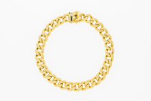 Gourmetarmband 18 Karaat goud - 20,2 cm