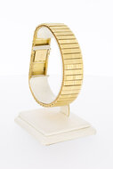 Plaatjes armband 18 karaat goud - 20 cm