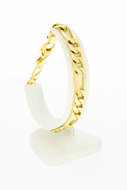 Figaro armband goud 18 Karaat - 22,9 cm