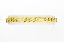 Figaro armband goud 18 Karaat - 22,9 cm