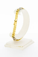 Gourmet armband 18 Karaat goud - 21 cm