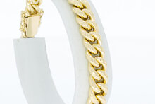 Gourmet armband 14 Karaat goud - 18,7 cm