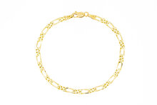Figaro armband 14 Karaat gouden - 18,8 cm