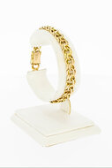 Gevlochten armband 14 Karaat goud - 18,1 cm
