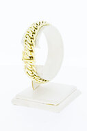 Gevlochten armband 14 Karaat  goud - 18,6 cm