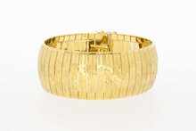 Vintage brede armband 18 Karaat - 19,5 cm