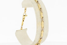  bicolor armband 14 Karaat goud - 20,3 cm