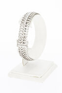 Gevlochten armband 14 Karaat - 19,3 cm