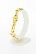 18 Karaat Gourmet armband goud - 22,1 cm