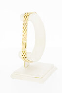 14 Karaat goud edelsteen armband - 20,6 cm