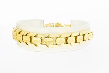 14 Karaat goud Staafjes armband - 18,5 cm