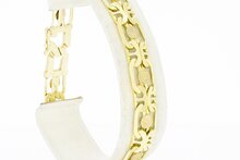 14 Karaat Staafjes armband goud - 19,8 cm