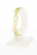 14 Karaat Staafjes armband goud - 19,8 cm