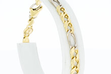 18 Karaat goud Gourmet armband - 20,2 cm