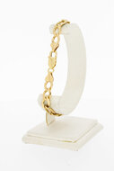 Gouden Figaro armband 14 Karaat - 21,9 cm