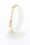 14 Karaat armband met Diamant - 19,7 cm