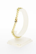 14 Karaat Gourmet armband - 22,7 cm