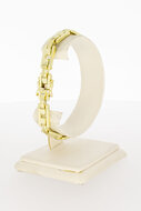 14 Karaat gouden Staafjes armband - 19,5 cm