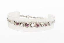 14 Karaat edelsteen dames armband - 21,3 cm