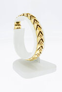 14 Karaat Vintage dames schakelarmband - 16,8 cm