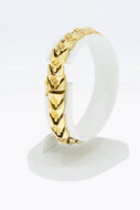 14 Karaat Vintage dames schakelarmband - 16,8 cm