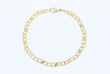 14 Karaat gouden Infinity armband - 21,1 cm