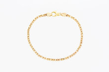 14 Karaat Byzantijnse schakelarmband - 21,3 cm