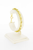 18 Karaat Anker schakelarmband - 20 cm