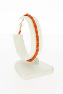 Bloedkoraal armband 14 karaat goud - 18,7 cm