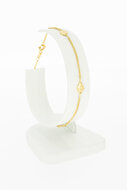 18 Karaat dames armbandje - 18,8 cm