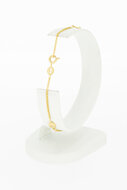 18 Karaat dames armbandje - 18,8 cm