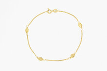 18 Karaat dames armbandje - 18,8 cm